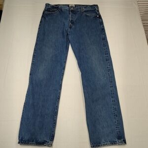 Levi's 501 Jeans 38x34 Blue Made in Mexico Button Fly 100% Cotton 90s Vintage